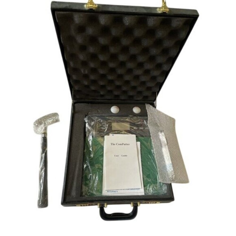 Golf Training Set With Digital Analyzer Case Manual & Accessories ComPutter